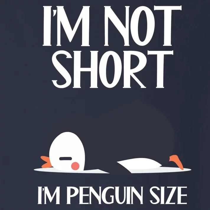 Im Not Short Im Penguin Size Funny Toddler Long Sleeve Shirt