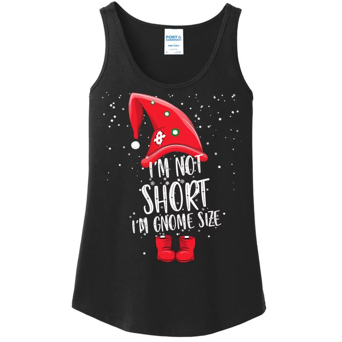 I'm Not Short I'm Gnome Size Ladies Essential Tank