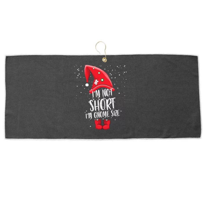 I'm Not Short I'm Gnome Size Large Microfiber Waffle Golf Towel