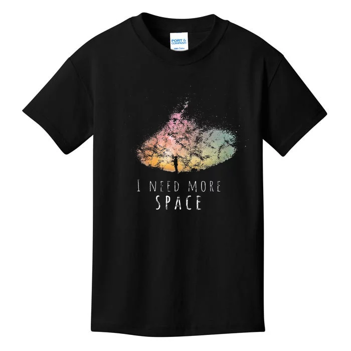 I Need Space Night Sky Astronomy Science Kids T-Shirt