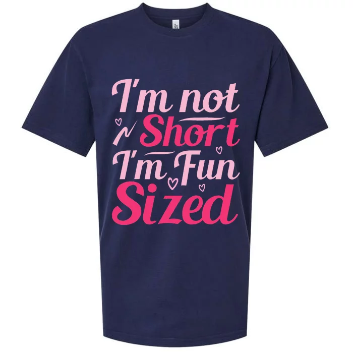 Im Not Short Im Fun Sized Sueded Cloud Jersey T-Shirt