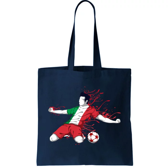 Italy National Soccer Team Jersey Italian Football Gifts Tote Bag