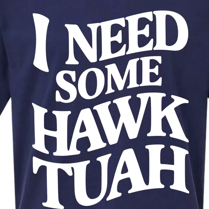 I Need Some Hawk Tuah Sueded Cloud Jersey T-Shirt