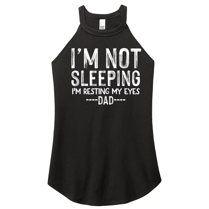 I'm Not Sleeping I'm Resting My Eyes Women’s Perfect Tri Rocker Tank