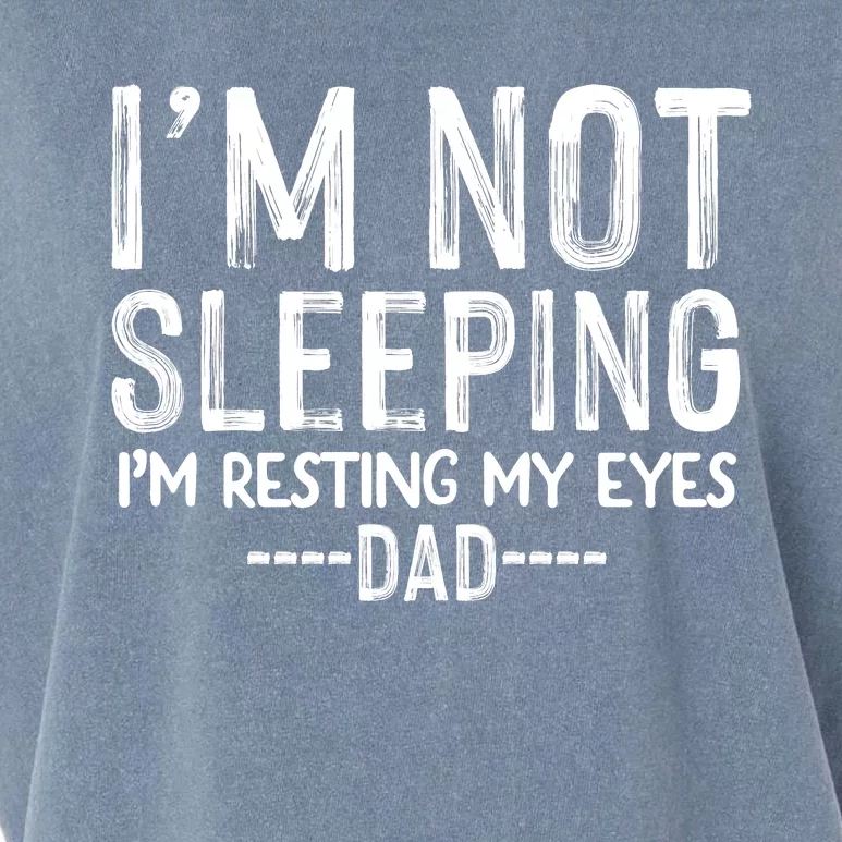 I'm Not Sleeping I'm Resting My Eyes Garment-Dyed Women's Muscle Tee