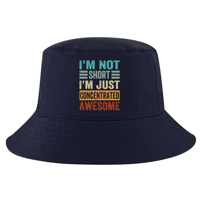 IM Not Short IM Just Concentrated Awesome Cool Comfort Performance Bucket Hat