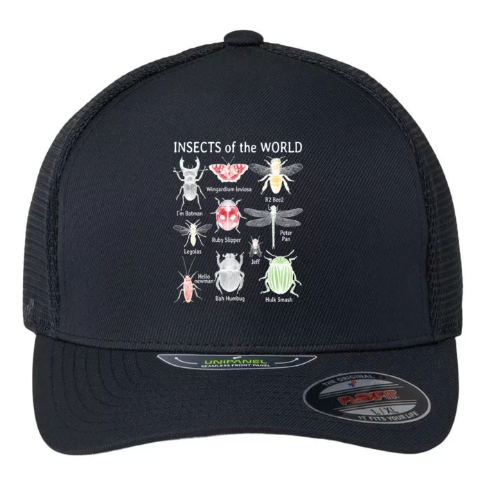 Insects Of The World Flexfit Unipanel Trucker Cap