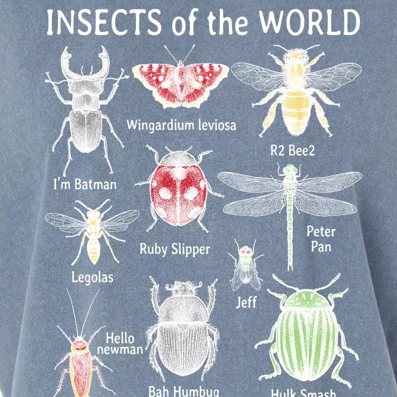 Insects Of The World Garment-Dyed Women's Muscle Tee