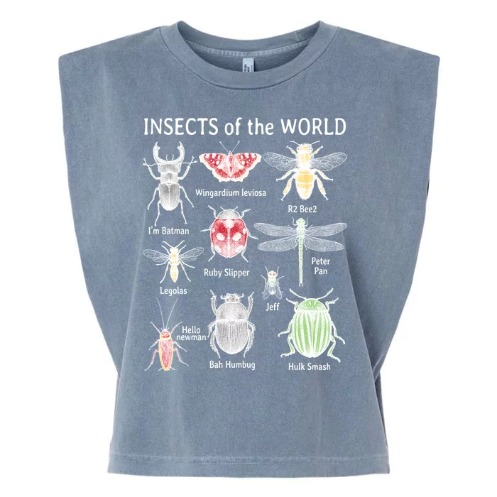 Insects Of The World Garment-Dyed Women's Muscle Tee