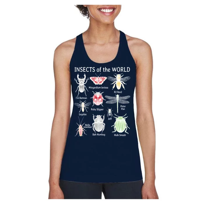 Insects Of The World Women's Racerback Tank