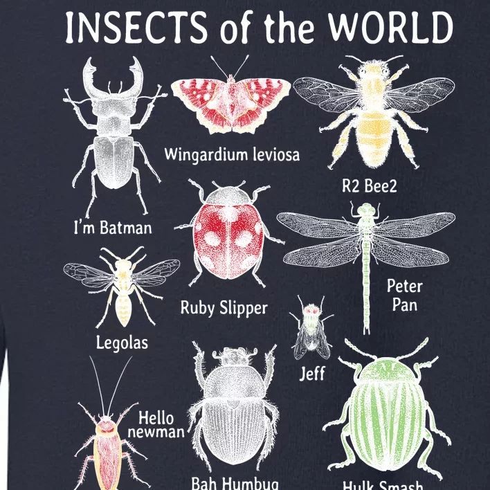 Insects Of The World Toddler Sweatshirt