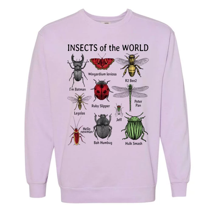 Insects Of The World Garment-Dyed Sweatshirt