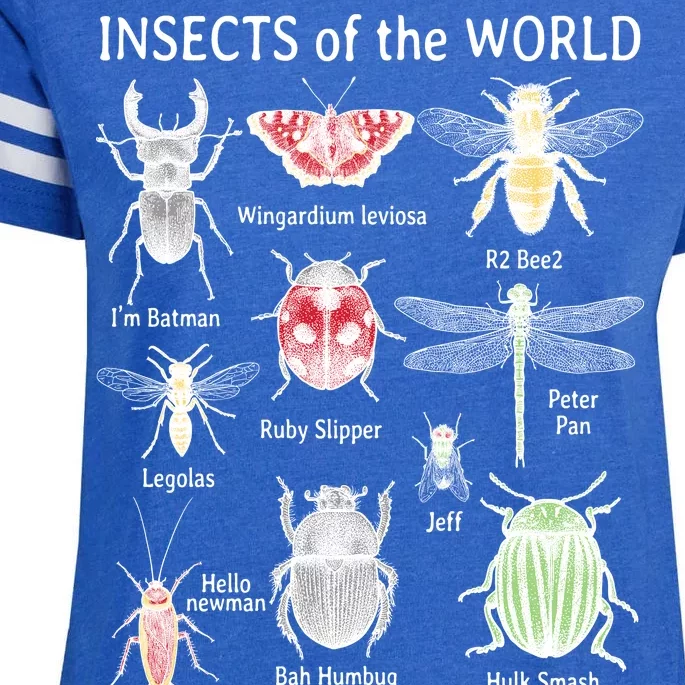 Insects Of The World Enza Ladies Jersey Football T-Shirt