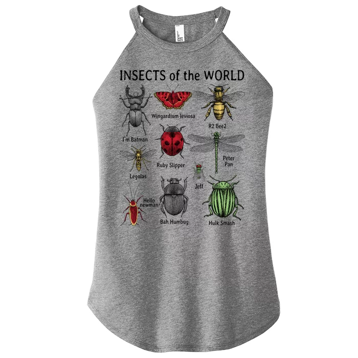 Insects Of The World Women’s Perfect Tri Rocker Tank