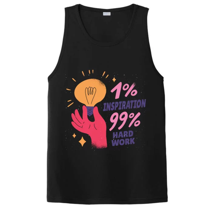 Inspiration And Hard Work Performance Tank