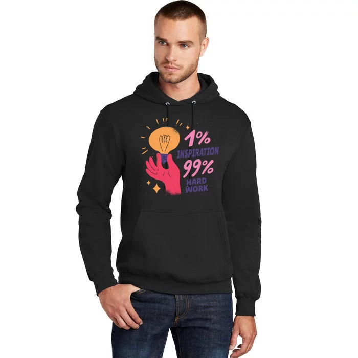 Inspiration And Hard Work Tall Hoodie