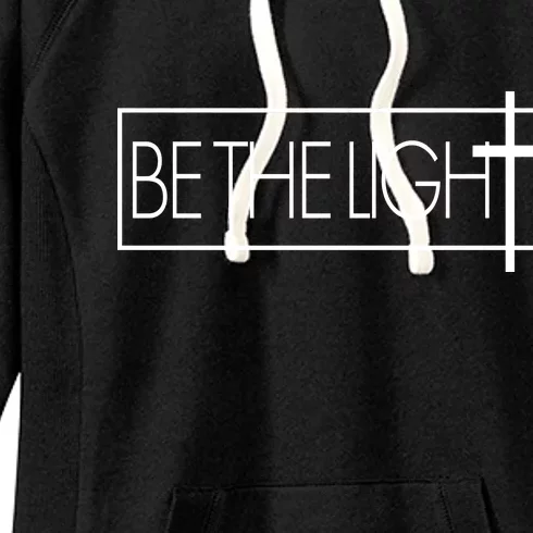 Inspirational Be The Light Women's Fleece Hoodie