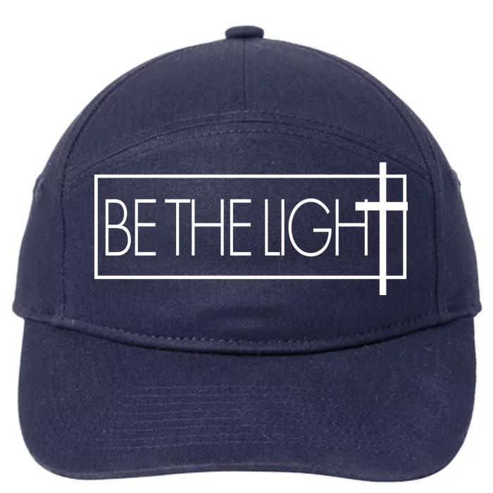 Inspirational Be The Light 7-Panel Snapback Hat