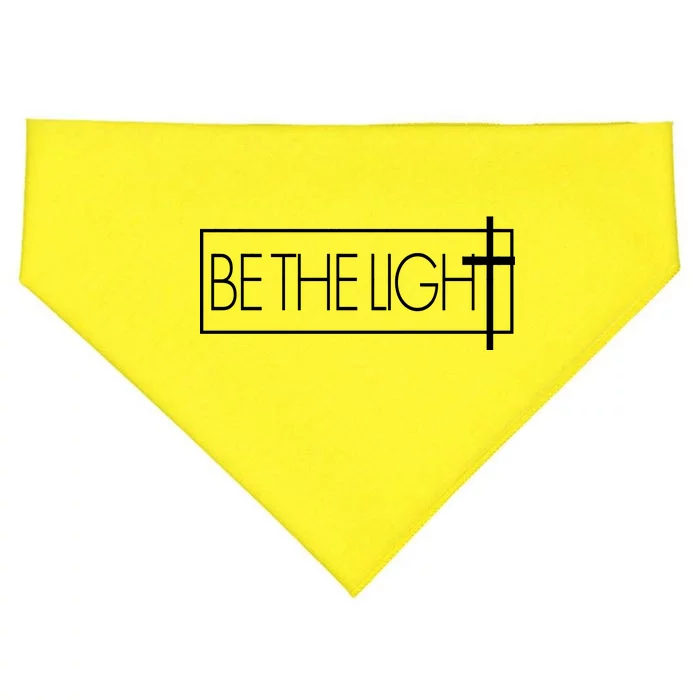 Inspirational Be The Light USA-Made Doggie Bandana