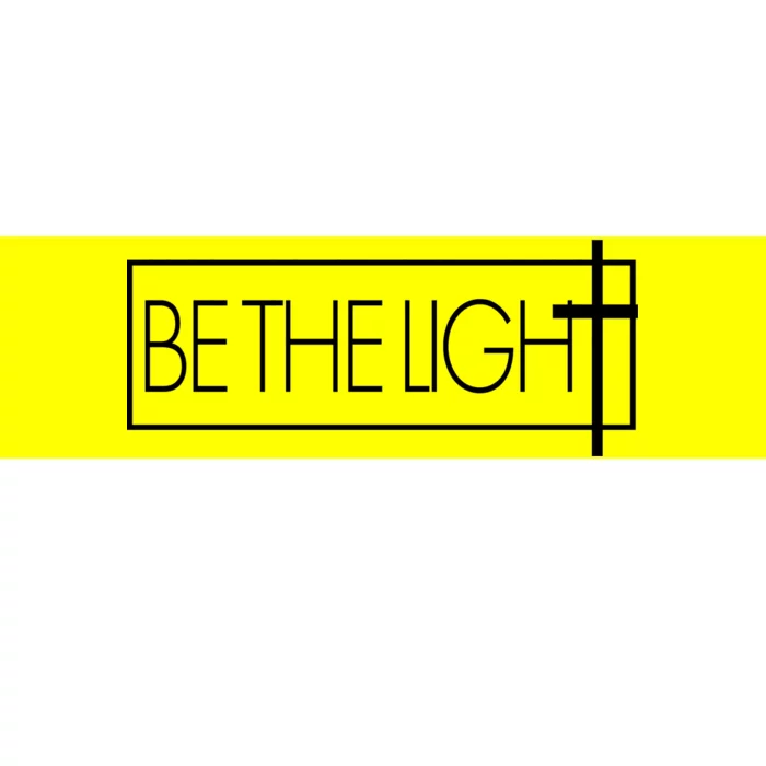 Inspirational Be The Light Bumper Sticker