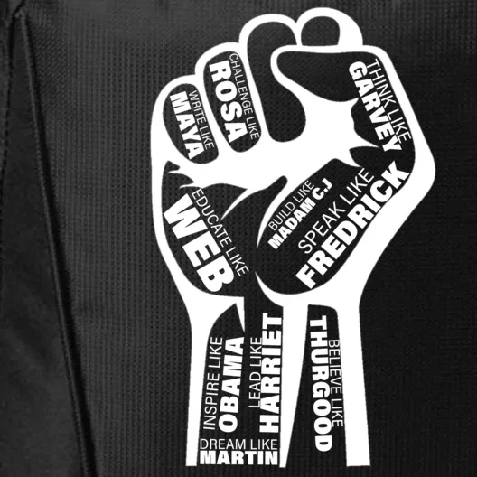 Inspirational Black History Fist City Backpack