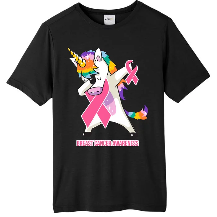 inspirational Breast Cancer Awareness Unicorn ChromaSoft Performance T-Shirt