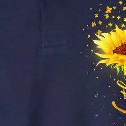 Inspirational Faith Sunflower & Butterflies Softstyle Adult Sport Polo