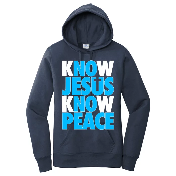 Inspirational Know Jesus Know Peace Women's Pullover Hoodie