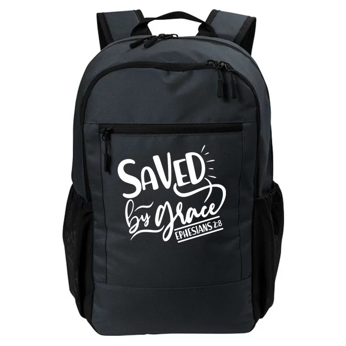 Inspirational Saved by Grace Ephesians 2:8 Daily Commute Backpack