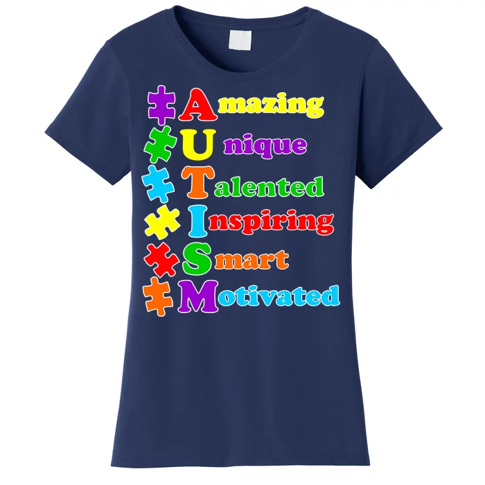 Inspiring Autism Awareness Amazing Smart Unique Puzzle Women's T-Shirt