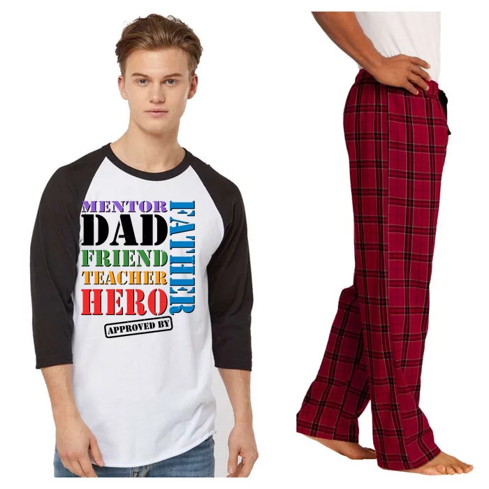 Inspiring Father's Day Dad Raglan Sleeve Pajama Set