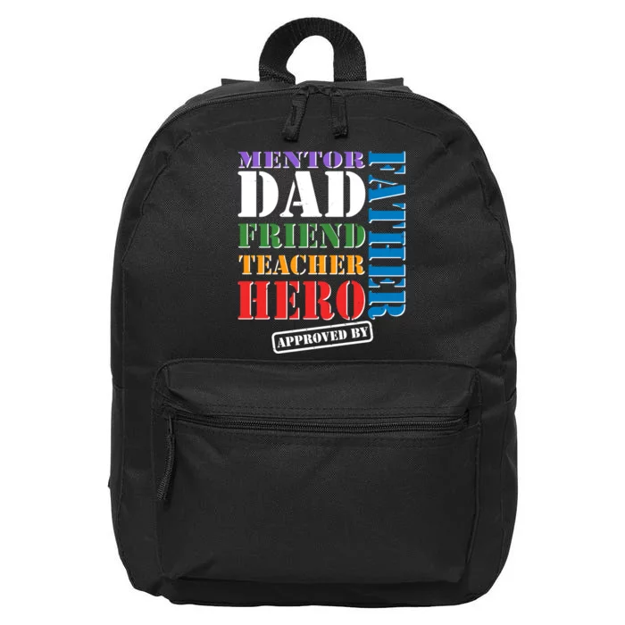 Inspiring Father's Day Dad 16 in Basic Backpack