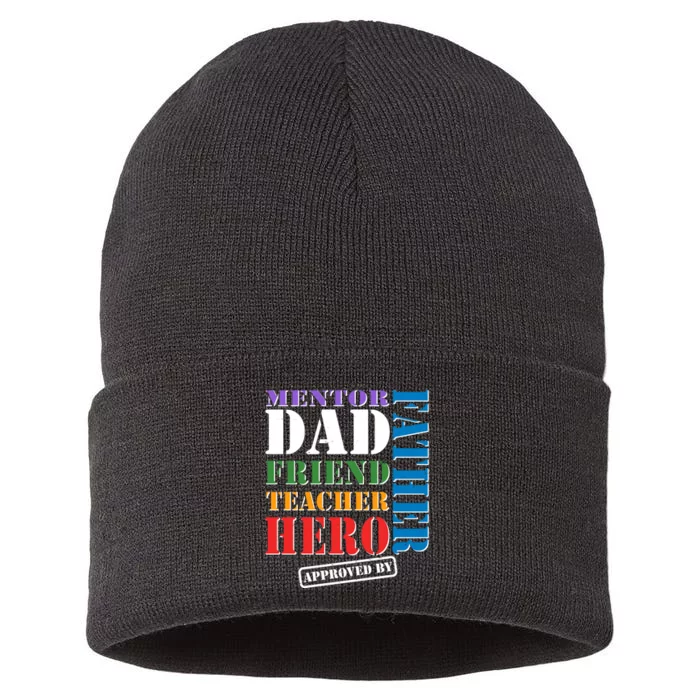 Inspiring Father's Day Dad Sustainable Knit Beanie