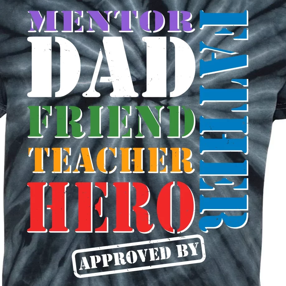 Inspiring Father's Day Dad Kids Tie-Dye T-Shirt