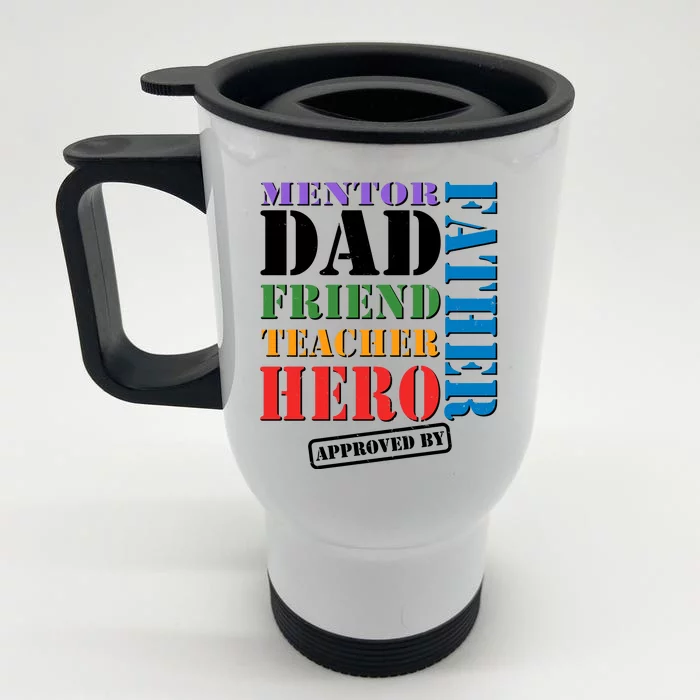 Inspiring Father's Day Dad Front & Back Stainless Steel Travel Mug