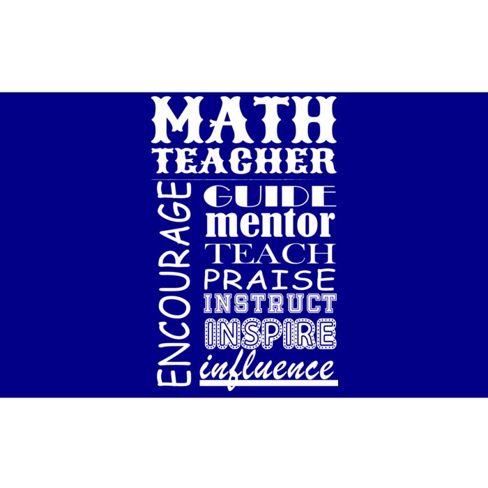 Inspiring Math Teacher Bumper Sticker