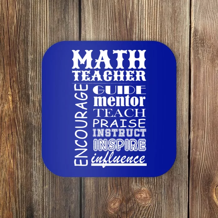 Inspiring Math Teacher Coaster