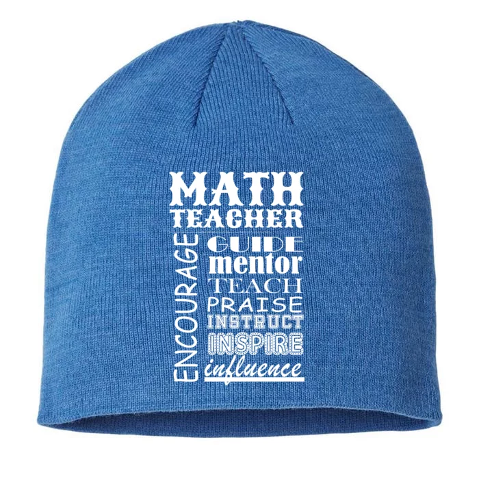 Inspiring Math Teacher 8 1/2in Sustainable Knit Beanie