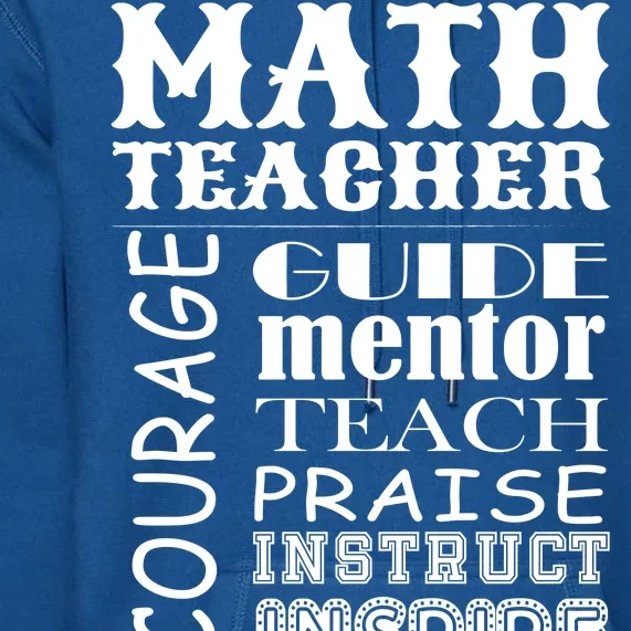 Inspiring Math Teacher Premium Hoodie