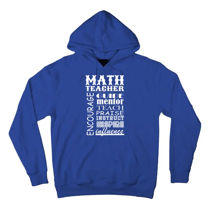 Inspiring Math Teacher Tall Hoodie