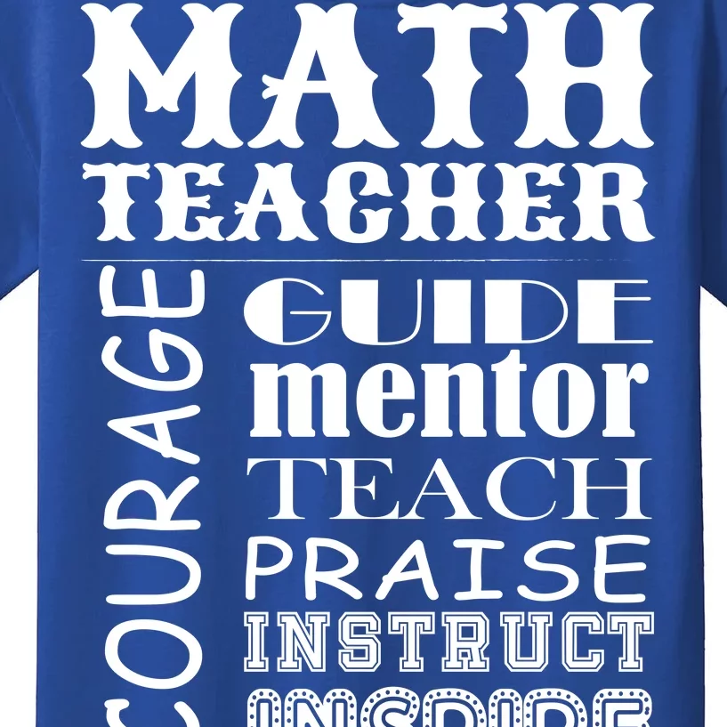 Inspiring Math Teacher Kids T-Shirt