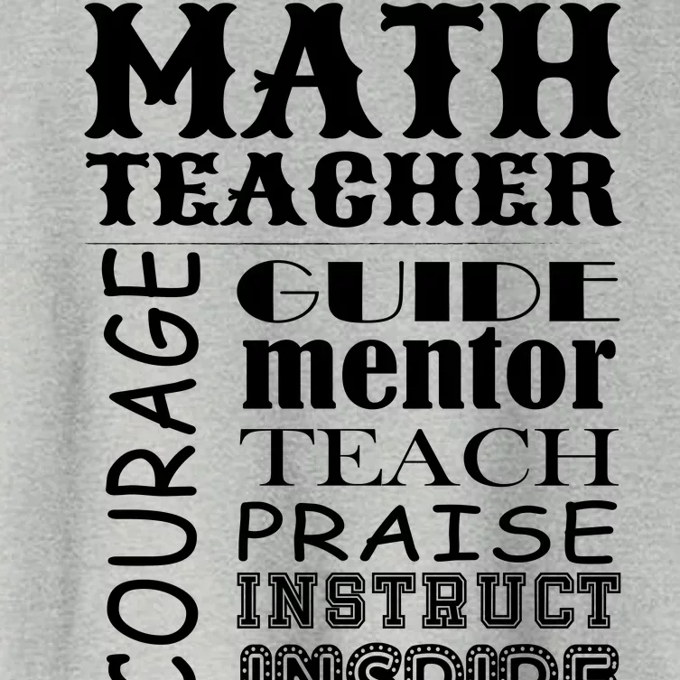 Inspiring Math Teacher Women's Crop Top Tee