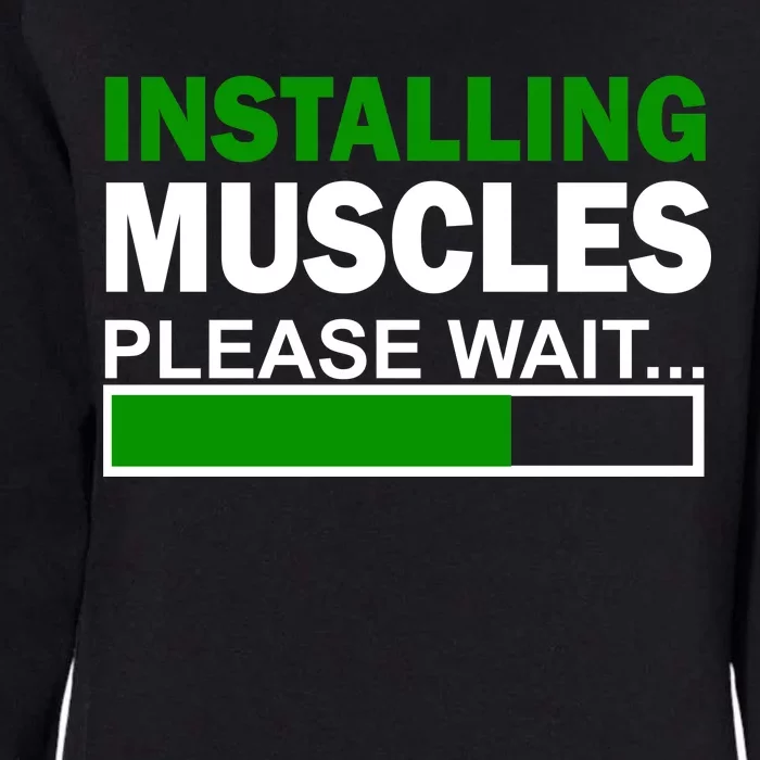 Installing Muscles Please Wait... Womens California Wash Sweatshirt