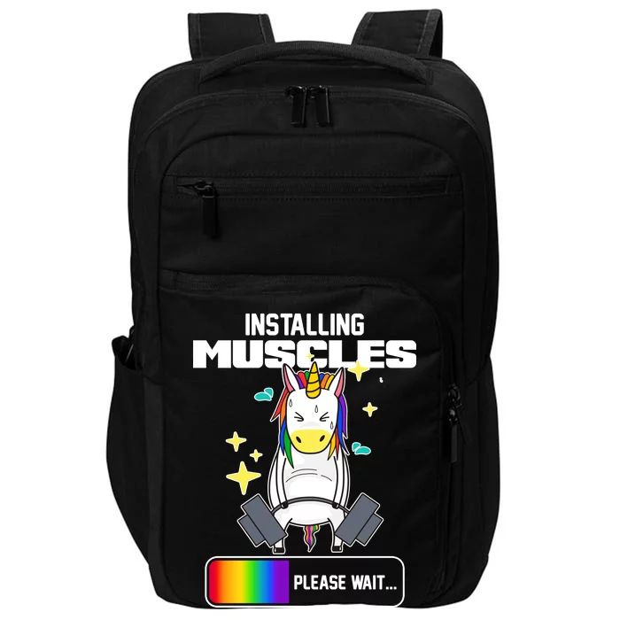 Installing Muscles Unicorn Lifting Impact Tech Backpack