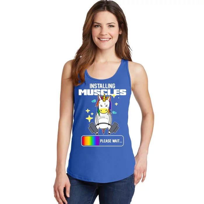 Installing Muscles Unicorn Lifting Ladies Essential Tank