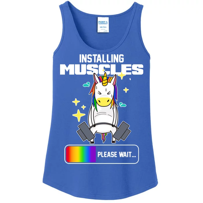 Installing Muscles Unicorn Lifting Ladies Essential Tank