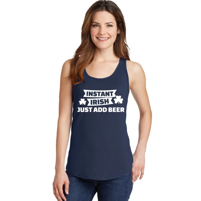 Instant Irish Just Add Beer Ladies Essential Tank