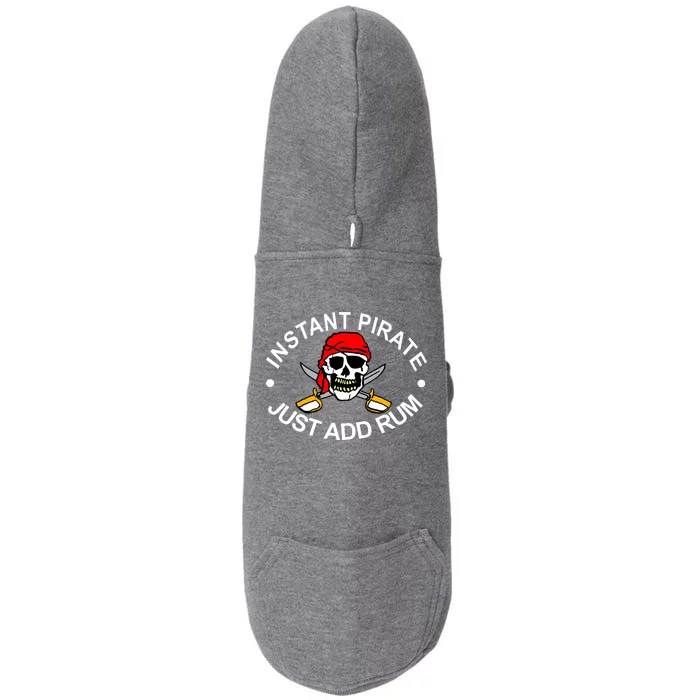 Instant Pirate Just Add Rum Doggie 3-End Fleece Hoodie