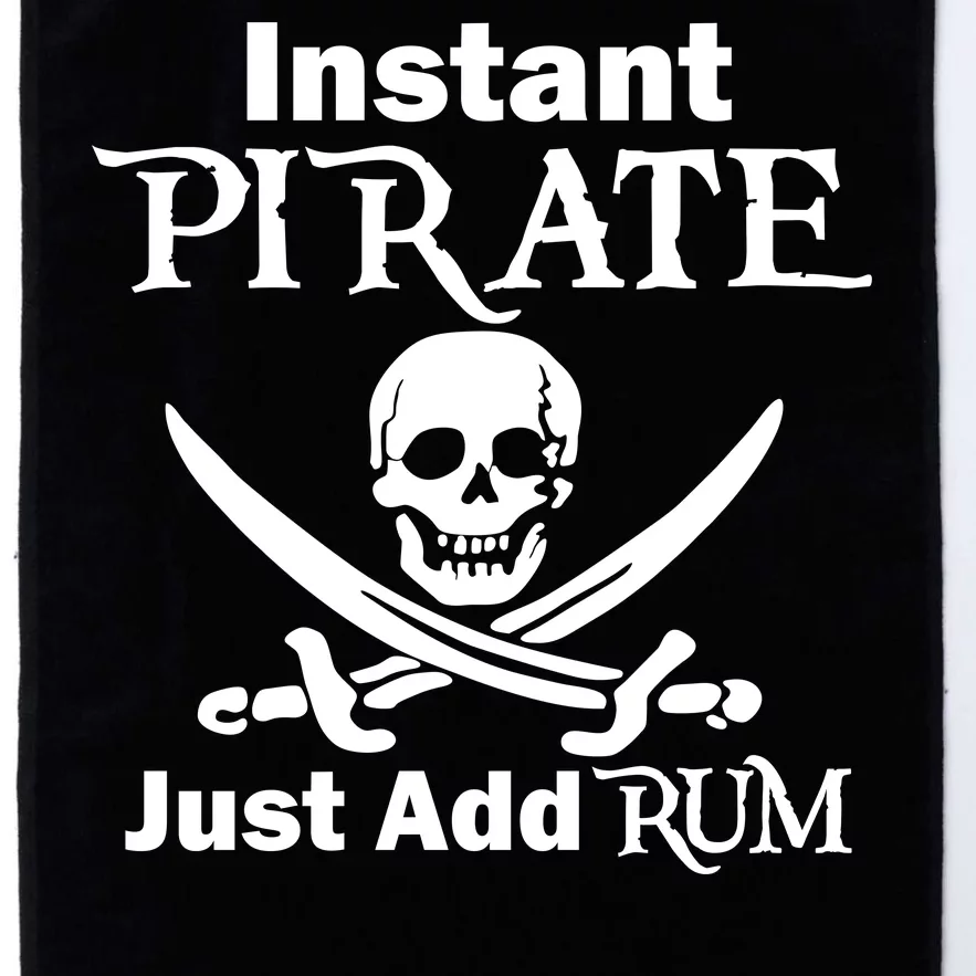 Instant Pirate Just Add Rum Skull Crosswords Platinum Collection Golf Towel