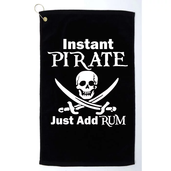 Instant Pirate Just Add Rum Skull Crosswords Platinum Collection Golf Towel